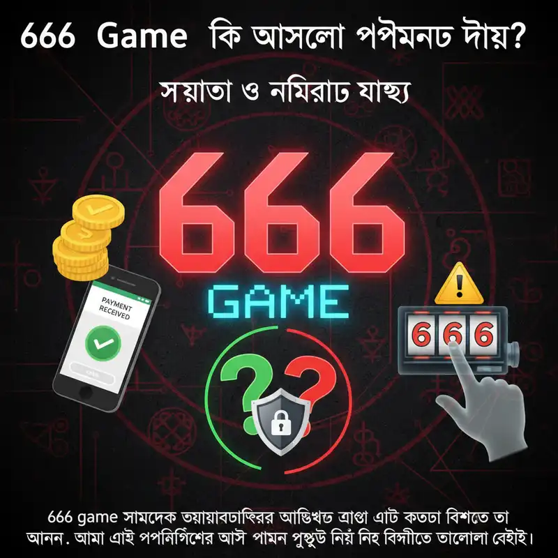 666 game পেমেন্ট এবং নিরাপত্তা যাচাই